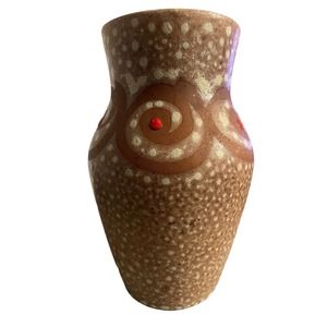 West German Scheurich Keramik art pottery hand painted ceramic Vase